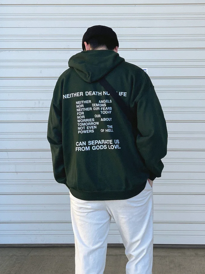 Neither Death Nor Life Print Hoodie