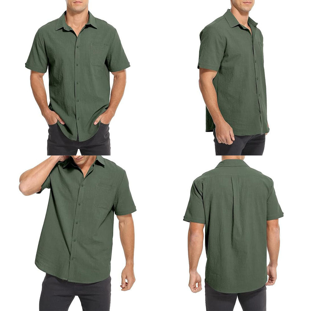 Casual Button Down Cotton Shirts