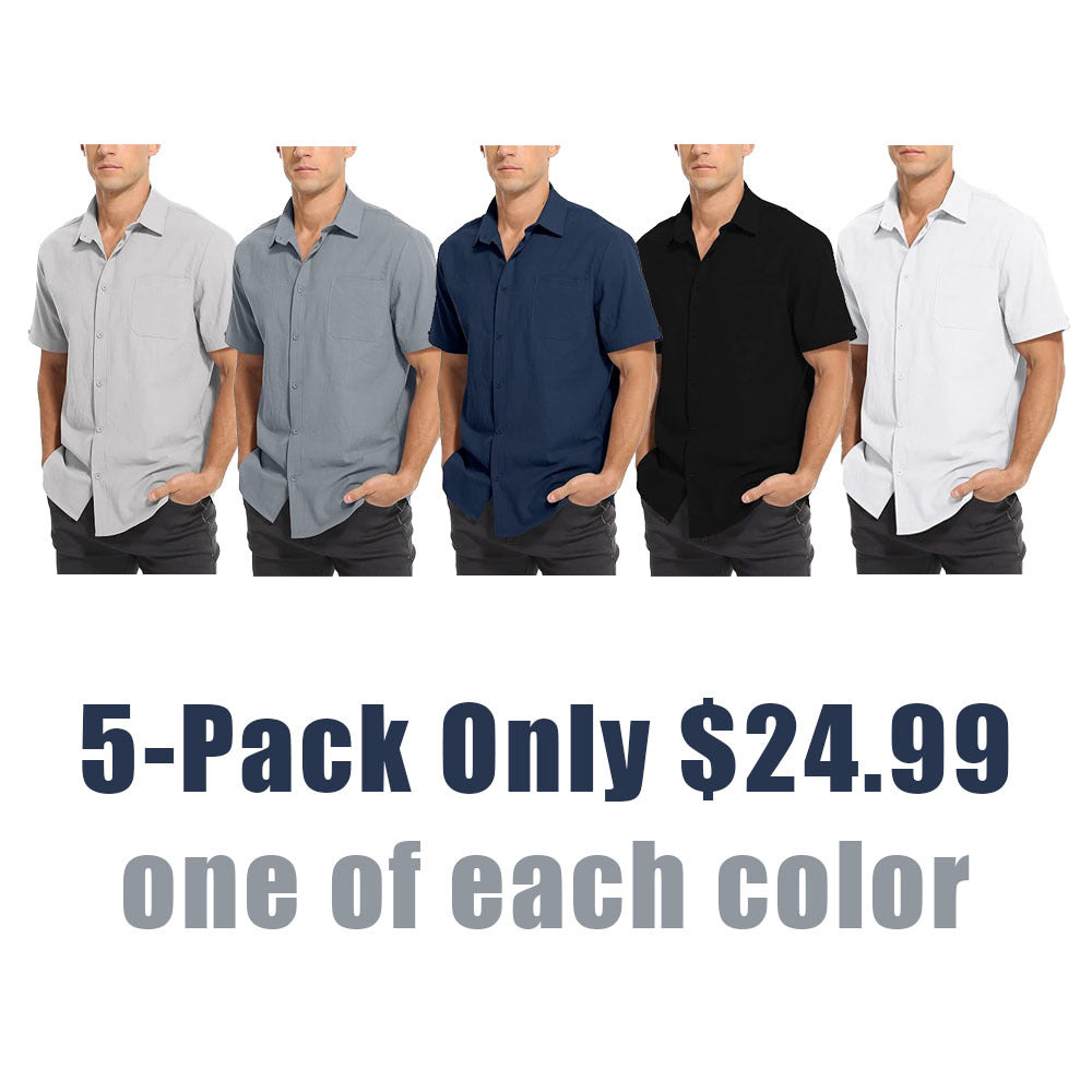 Casual Button Down Cotton Shirts