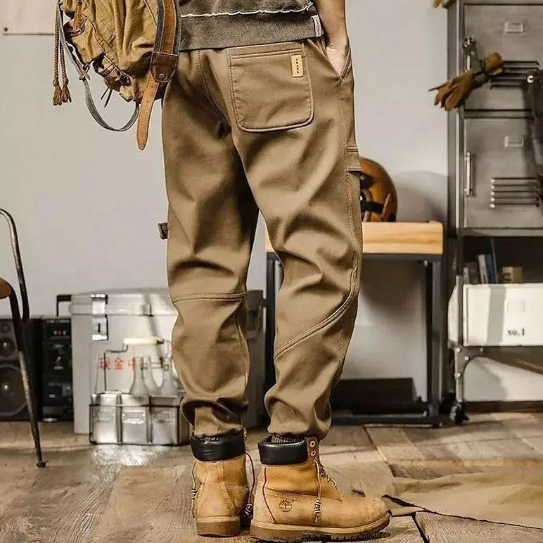 Men's Casual Retro American Loose Harem Pants Cargo