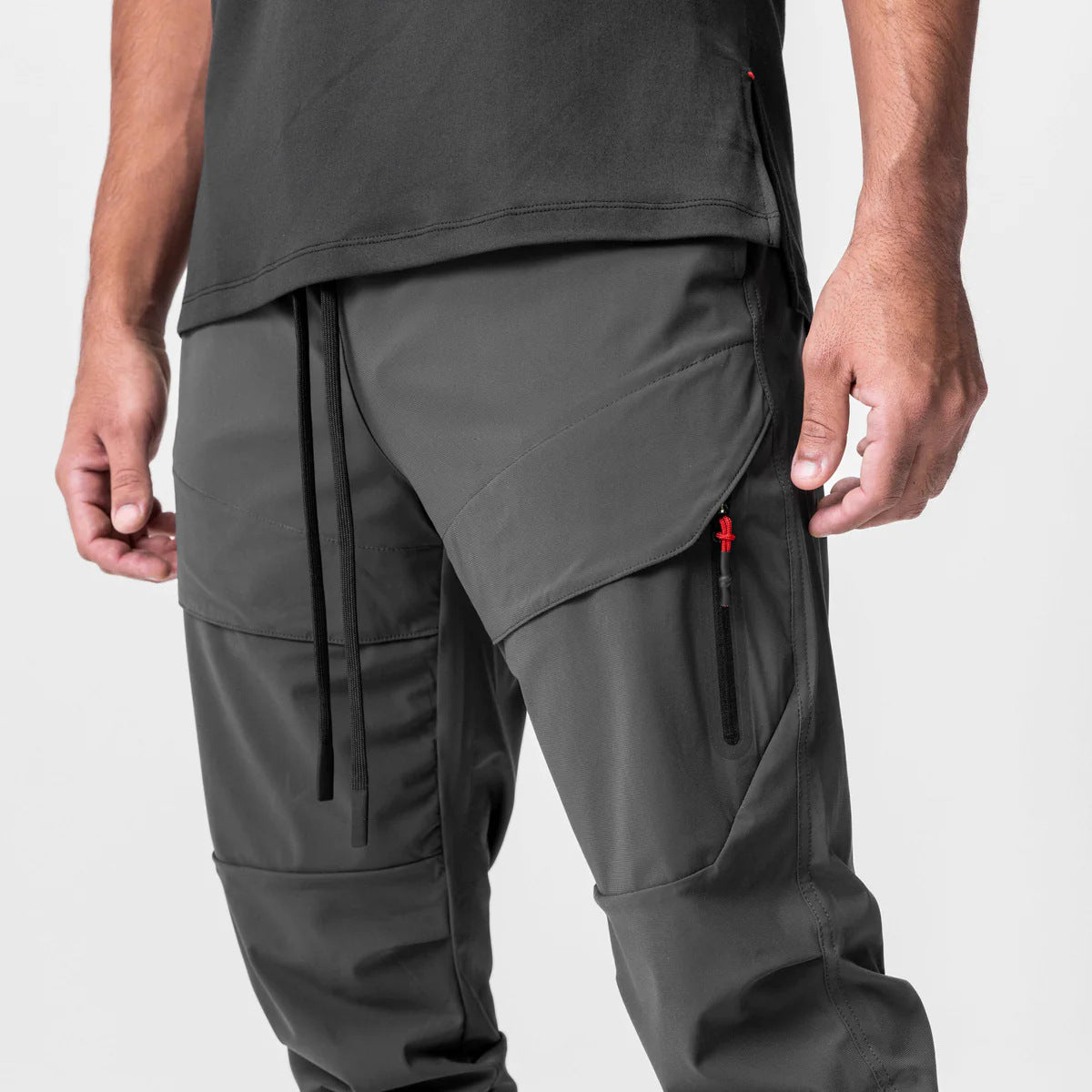 Men's Slim Fit Casual Workouts Sweatpants with Multiple Pockets