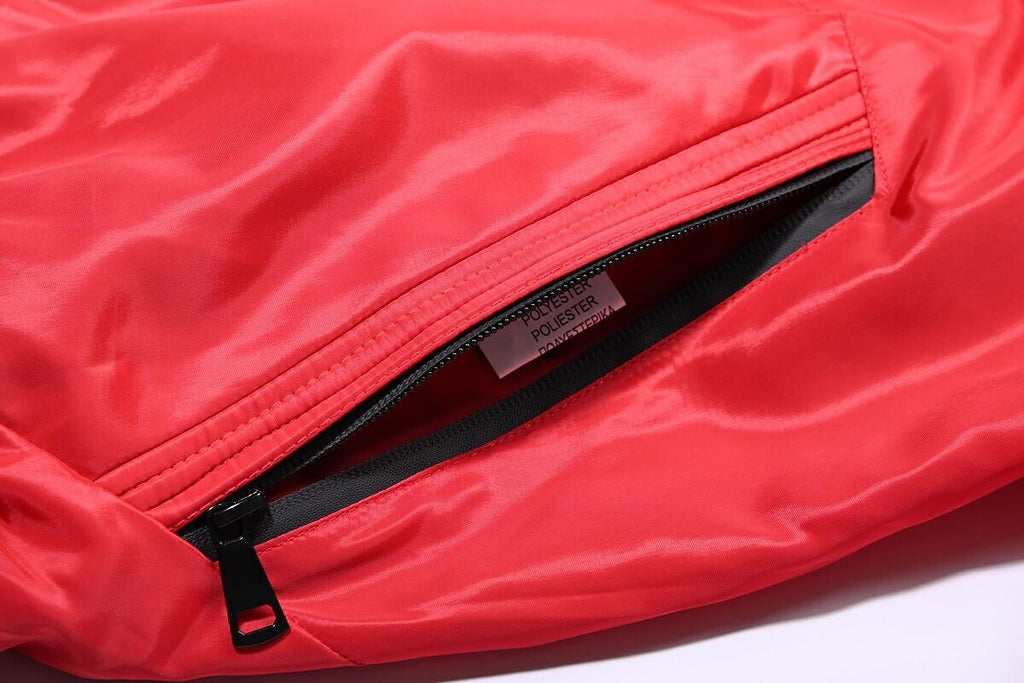 Men's Hooded Detachable Outdoor Windproof Two-Piece Track Jacket