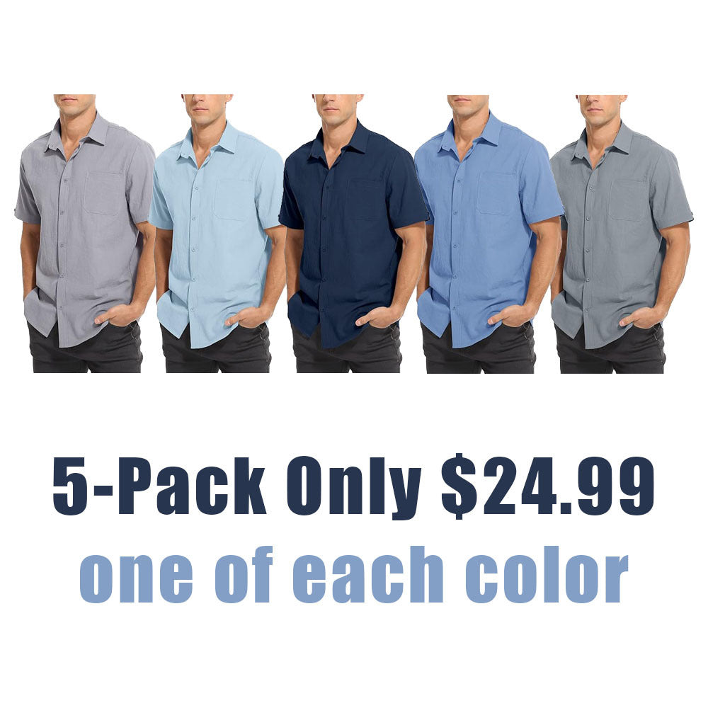 Casual Button Down Cotton Shirts