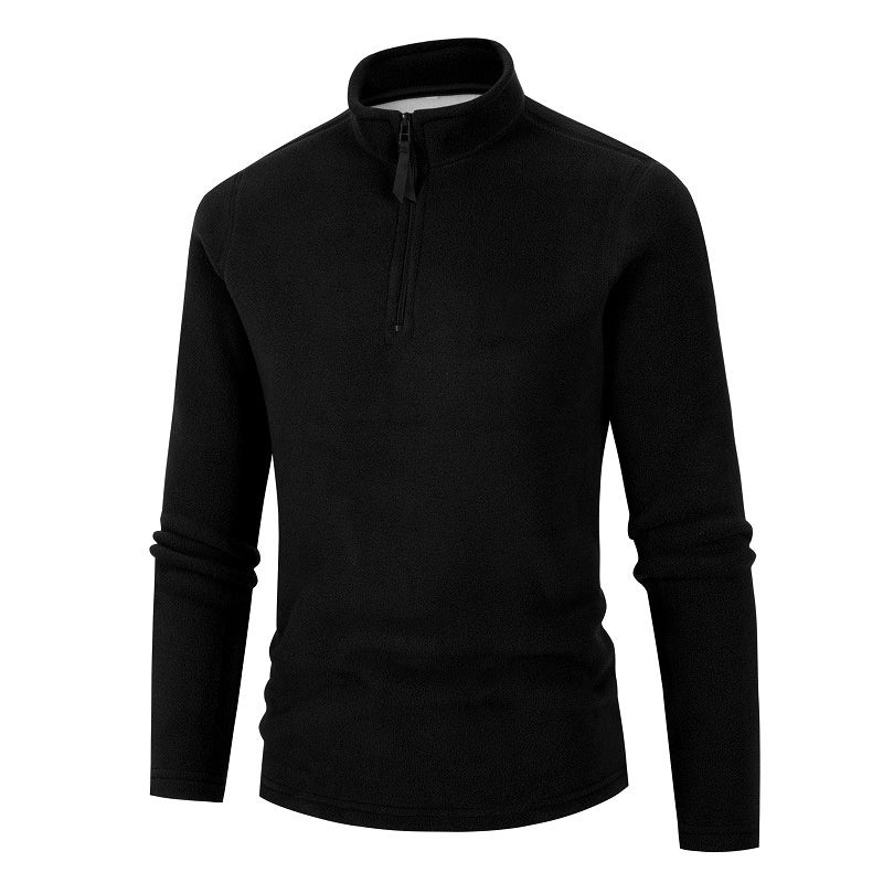 Men's Half Zip Turtleneck Fleece Sweatshirt