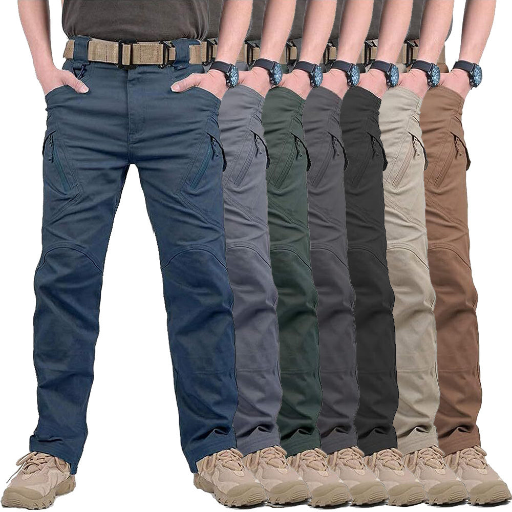 7-packs  Men's Assault Tactical Pants Lightweight Cotton Outdoor Military Combat Cargo Trousers