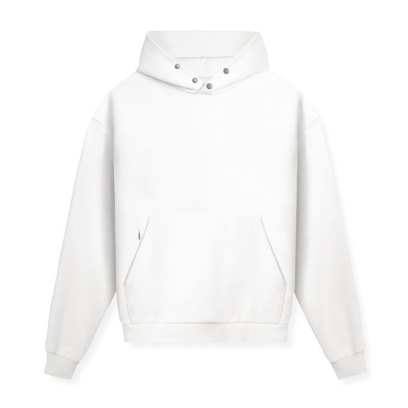 Men's Fleece Hidden Zipper Pocket Detail Hoodie