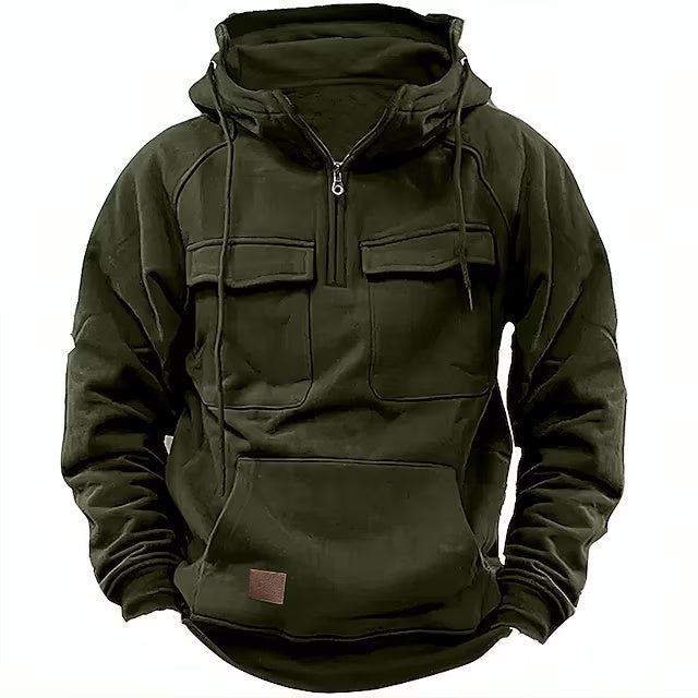 Men's Quarter Zipper Sports & Outdoor Hoodie