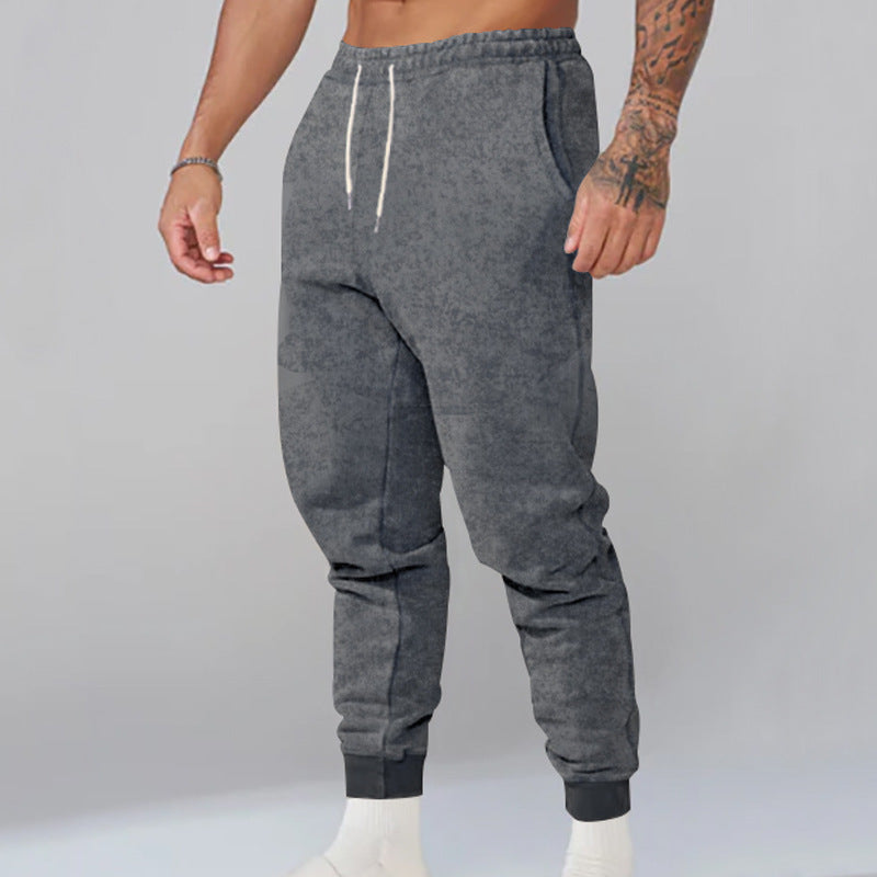Men's Casual Sports Wide Leg Elastic Slim Fit Pants
