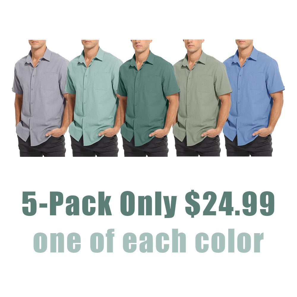 Casual Button Down Cotton Shirts