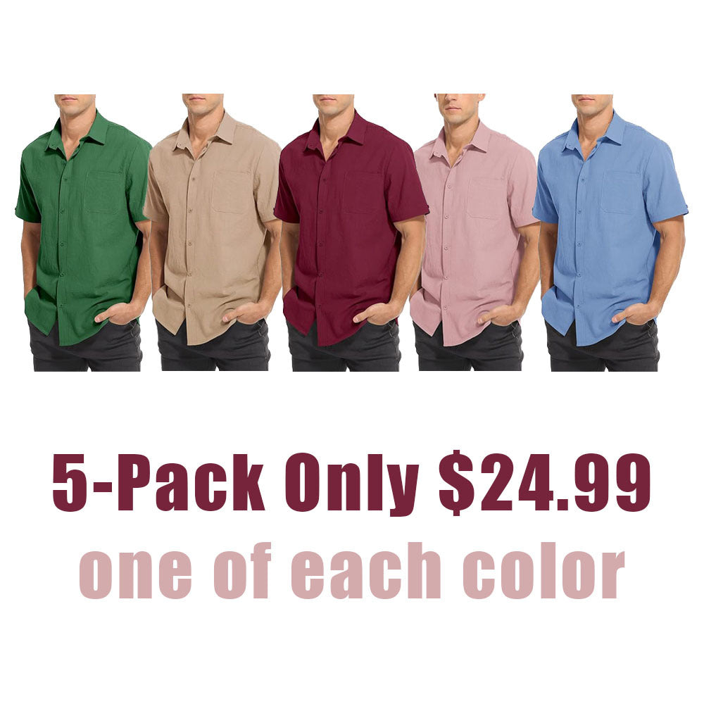 Casual Button Down Cotton Shirts