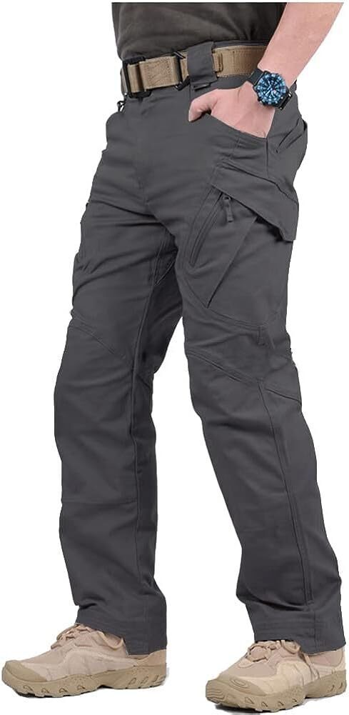 7-packs  Men's Assault Tactical Pants Lightweight Cotton Outdoor Military Combat Cargo Trousers