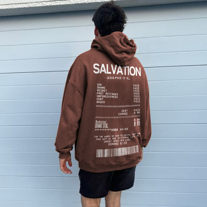 Jesus Paid It All Print Hoodie