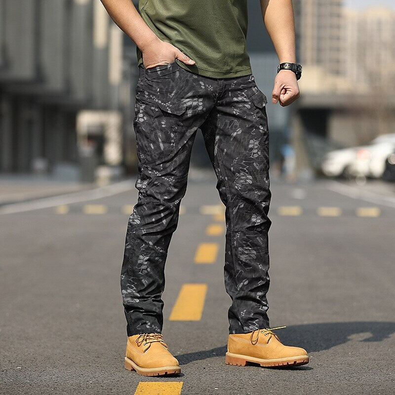 Men's Outdoor Multiple Pockets Full Length Pants
