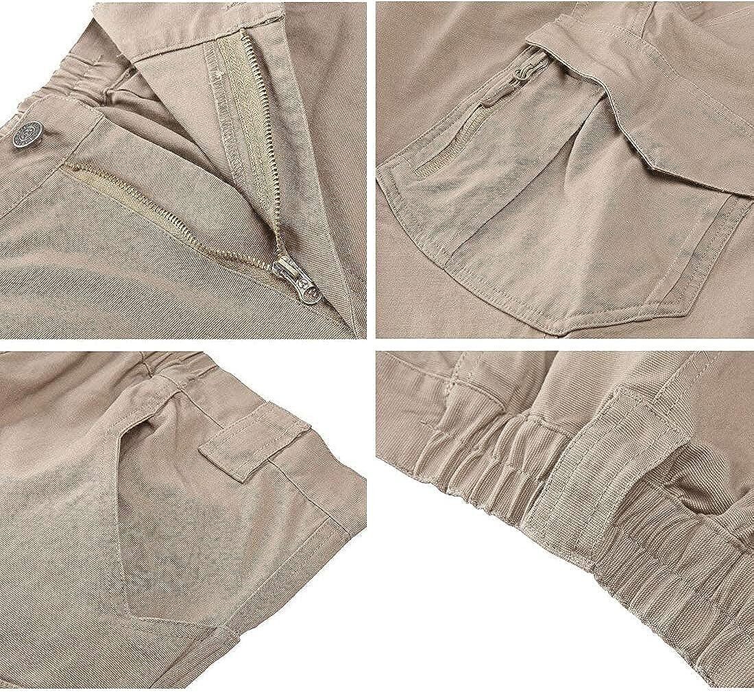 7-packs  Men's Assault Tactical Pants Lightweight Cotton Outdoor Military Combat Cargo Trousers