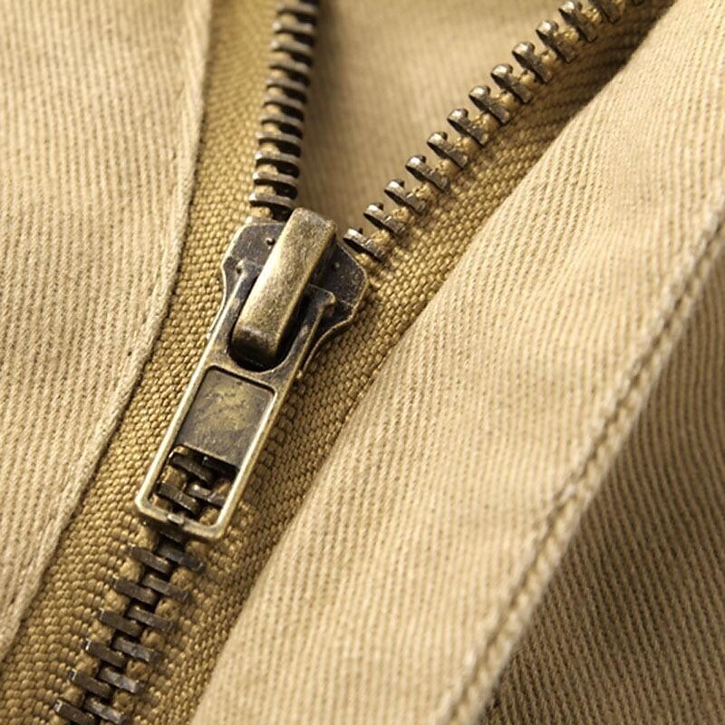 Men's Outdoor Vintage Multi Pocket Six Pockets Or Eight Pockets  Solid Color Cargo Pants (Belt Not Included)
