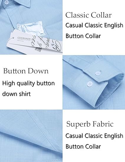 Men's Linen Long Sleeve Casual Shirts