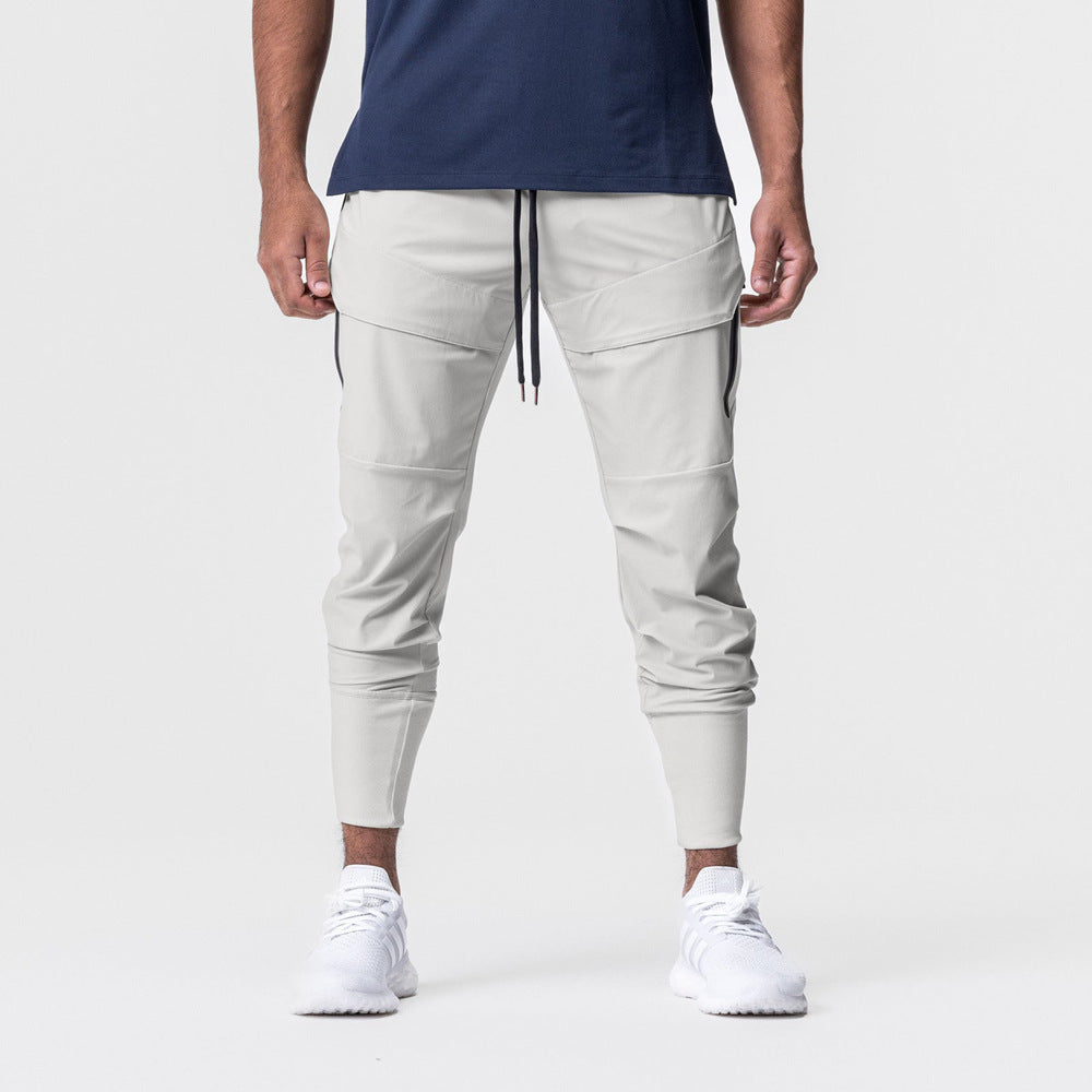 Men's Slim Fit Casual Workouts Sweatpants with Multiple Pockets