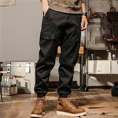 Men's Casual Retro American Loose Harem Pants Cargo