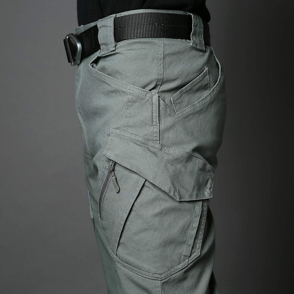7-packs  Men's Assault Tactical Pants Lightweight Cotton Outdoor Military Combat Cargo Trousers