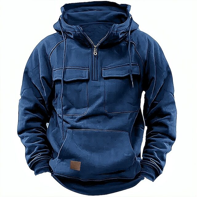 Men's Quarter Zipper Sports & Outdoor Hoodie