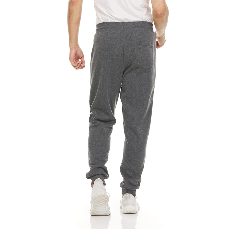 Mens 3 Pack Drawstring Fleece Sweatpants with Zipper Pocket