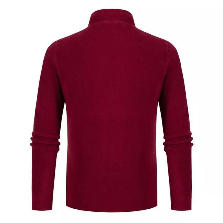 Men's Half Zip Turtleneck Fleece Sweatshirt