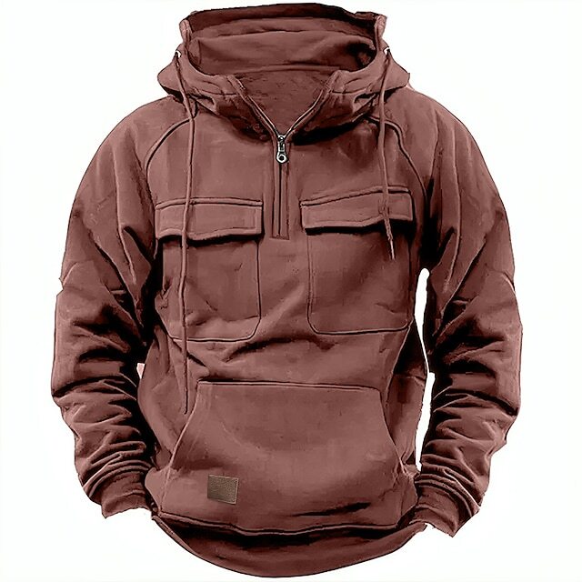 Men's Quarter Zipper Sports & Outdoor Hoodie