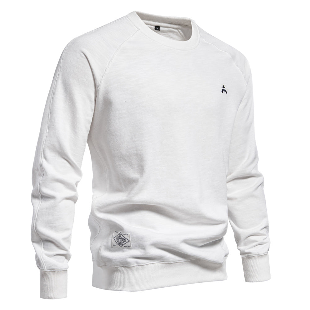 Men's Casual Graphic Design Crew Neck Sweatshirt