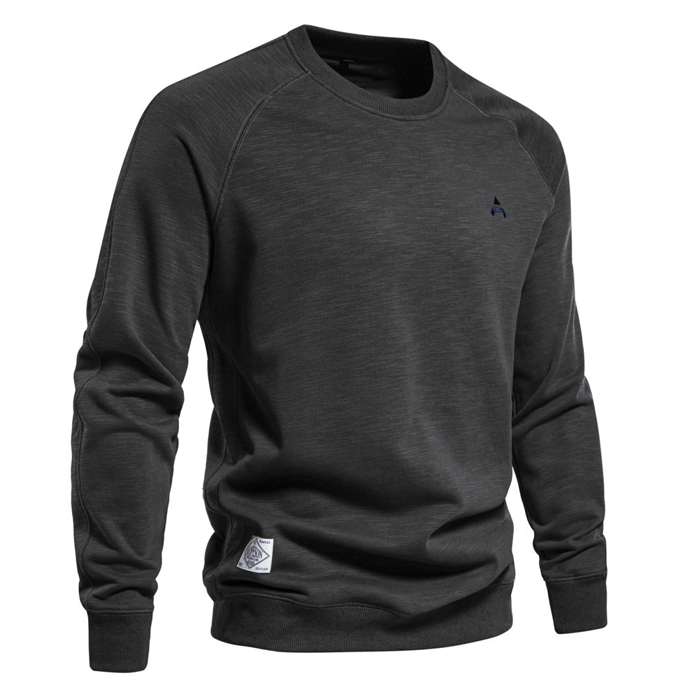 Men's Casual Graphic Design Crew Neck Sweatshirt
