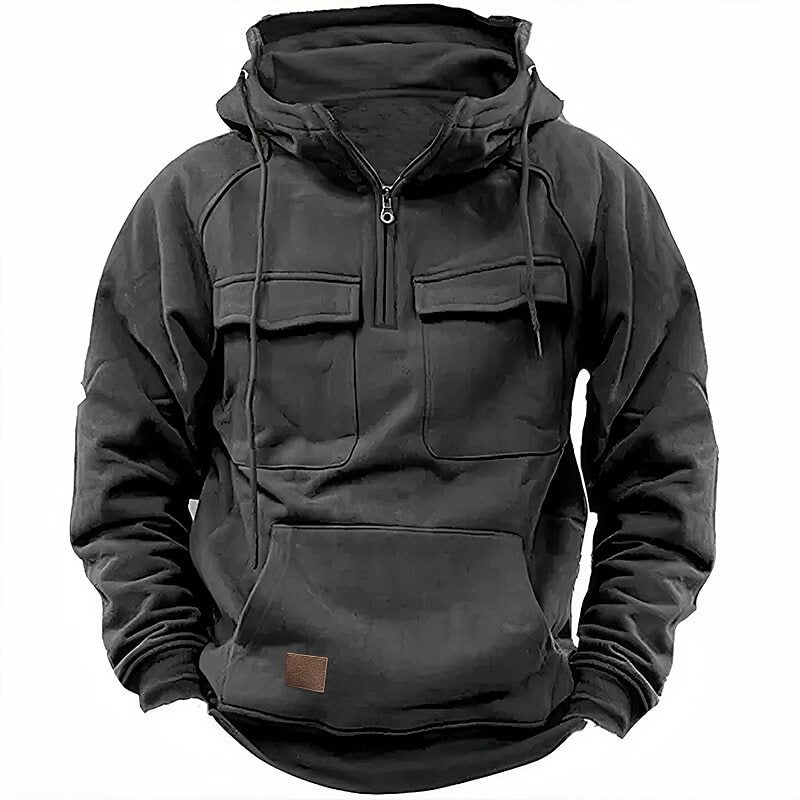 Men's Quarter Zipper Sports & Outdoor Hoodie