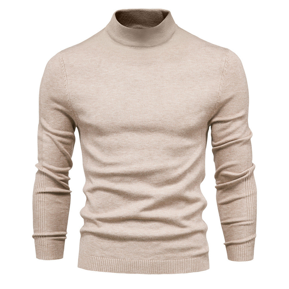 Men's Pollover Casual Knitted Crew Neck Sweatshirt