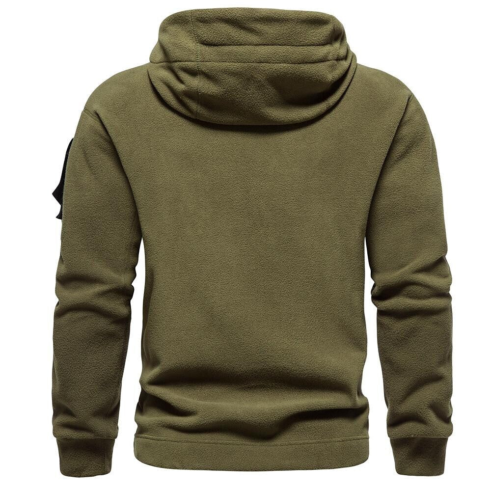 Men's Outdoor Solid Color Tactical Hoodie