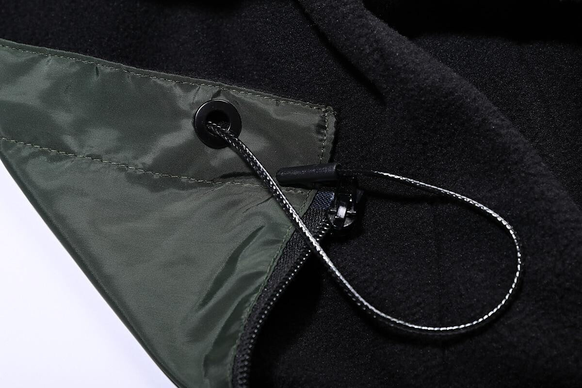 Men's Hooded Detachable Outdoor Windproof Two-Piece Track Jacket