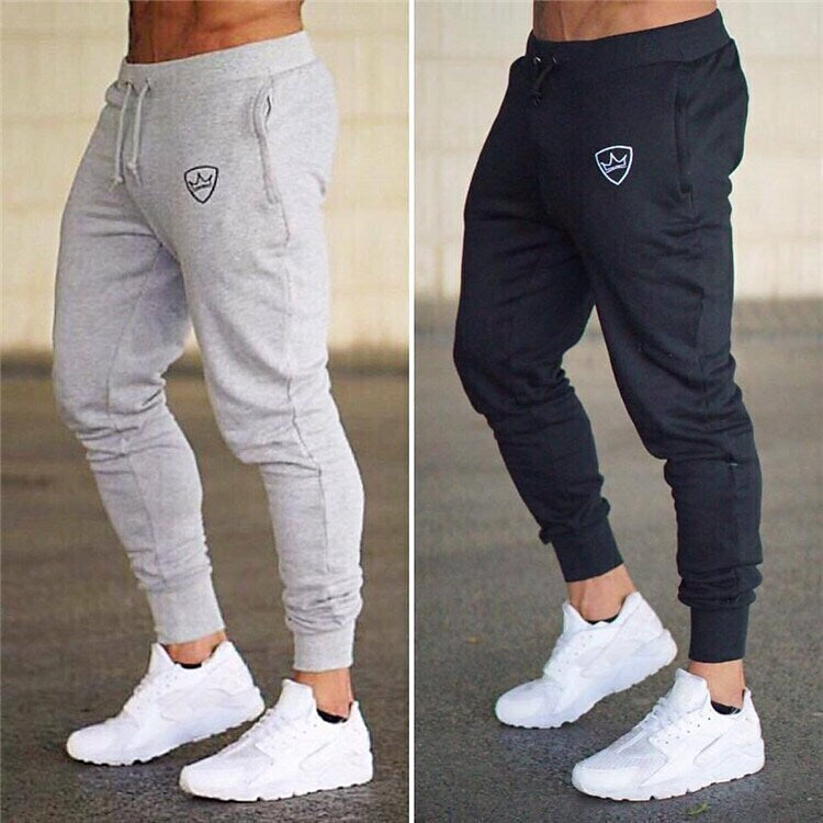 Men's Sports Track Pants Pants Geometric Pattern Cotton Blend Mid Waist ArmyGreen Black Gray Khaki Dark Gray M L XL XXL 3XL
