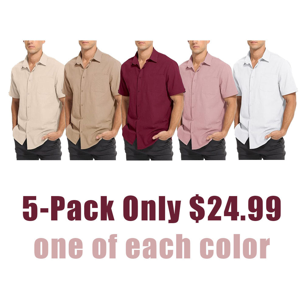 Casual Button Down Cotton Shirts