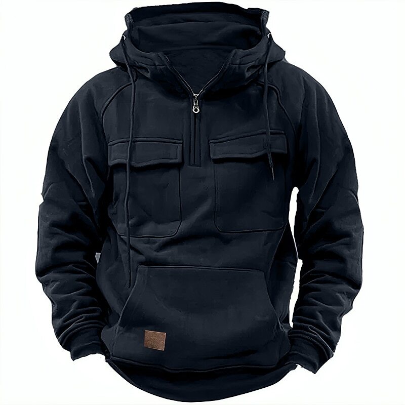 Men's Quarter Zipper Sports & Outdoor Hoodie